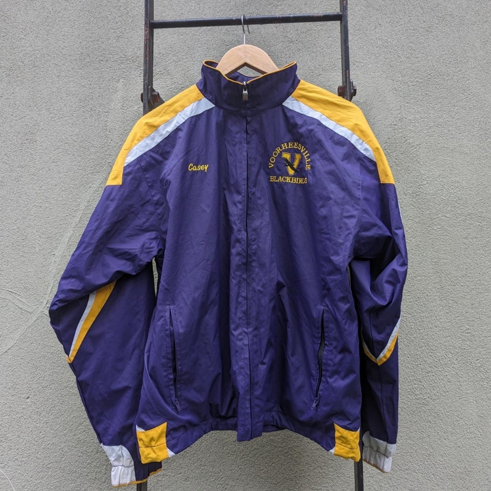 Vintage 90s Varsity Windbreaker Men's S
